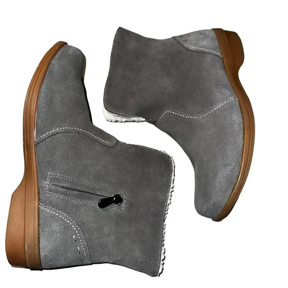 Spenco women’s 9D Sun Valley Chukka Boots Charcoal Orthotic Grade Arch‎ Support - Picture 6 of 10